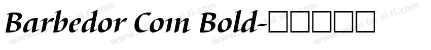 Barbedor Com Bold字体转换